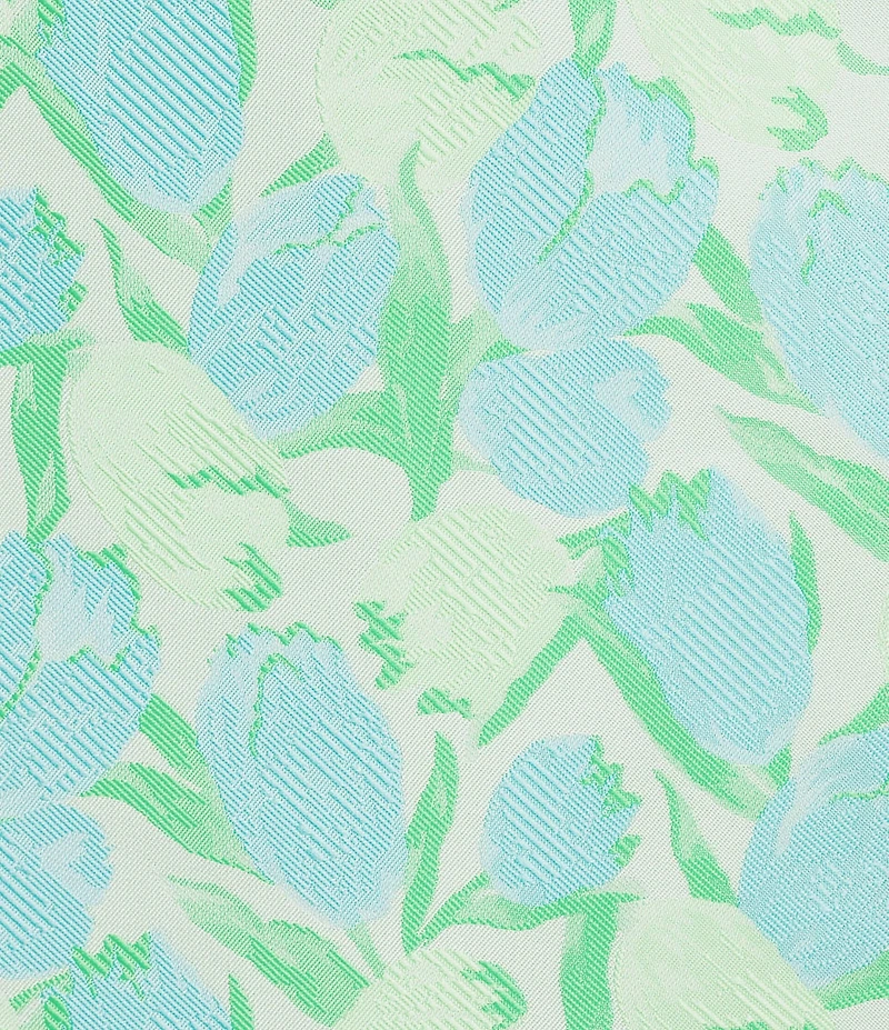 Lilly Pulitzer Tiernan Tulip Tango Jacquard Strapless Sleeveless Bow Maxi Dress