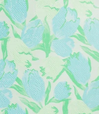 Lilly Pulitzer Tiernan Tulip Tango Jacquard Strapless Sleeveless Bow Maxi Dress