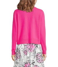 Lilly Pulitzer Tippery Cashmere Knit V-Neck Long Sleeve Button Front Cardigan