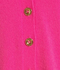 Lilly Pulitzer Tippery Cashmere Knit V-Neck Long Sleeve Button Front Cardigan