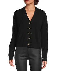 Lilly Pulitzer Tippery Cashmere Knit V-Neck Long Sleeve Cardigan