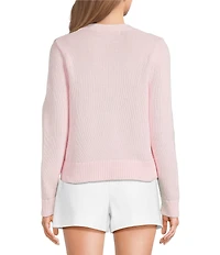 Lilly Pulitzer Tippery V-Neck Long Sleeve Button Front Cardigan