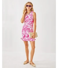 Lilly Pulitzer x Saint James Rose Soleil Stripe Print Round Neck Sleeveless Shift Dress