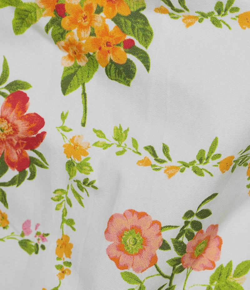 Line And Dot Anisa Floral Print Halter Neck Sleeveless Poplin Top