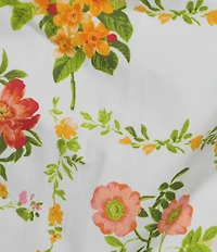 Line And Dot Anisa Floral Print Halter Neck Sleeveless Poplin Top