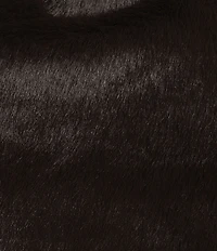 Line and Dot Cassidy Halter Neck Sleeveless Faux Fur Top