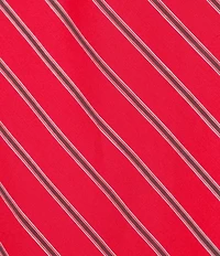 Line And Dot Claudine Stripe Print One-Shoulder Sleeveless Asymmetric Coordinating Top