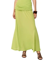 Line and Dot Divya Coordinating Mesh Maxi Skirt