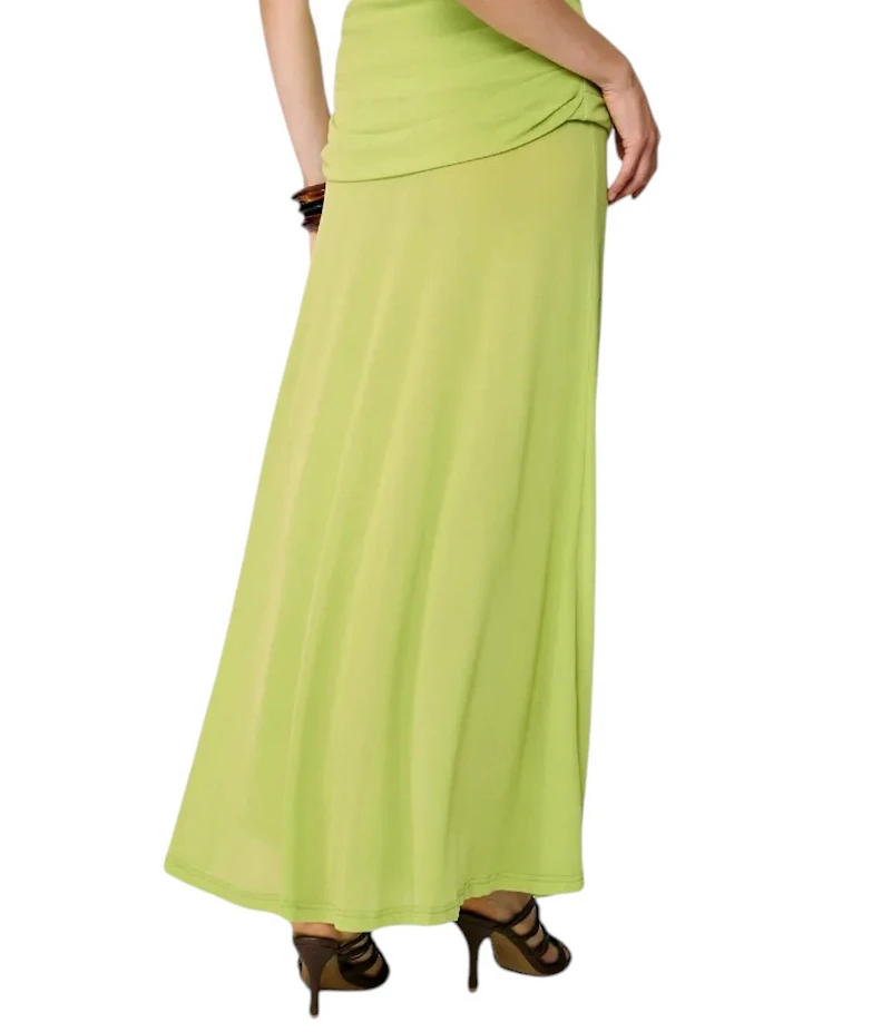 Line and Dot Divya Coordinating Mesh Maxi Skirt