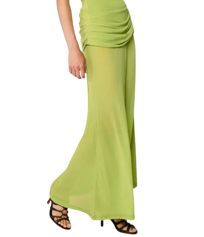 Line and Dot Divya Coordinating Mesh Maxi Skirt