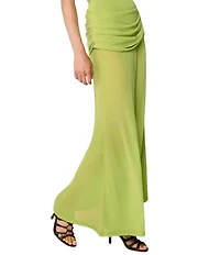 Line and Dot Divya Coordinating Mesh Maxi Skirt