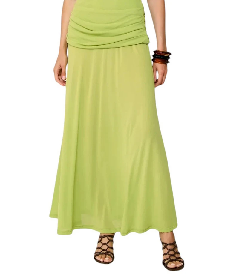 Line and Dot Divya Coordinating Mesh Maxi Skirt