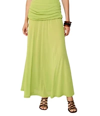 Line and Dot Divya Coordinating Mesh Maxi Skirt