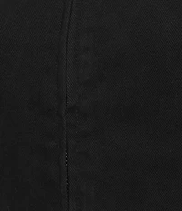 Line and Dot Eton Collared Neckline Long Sleeve Brushed Twill Canvas Peplum Jacket