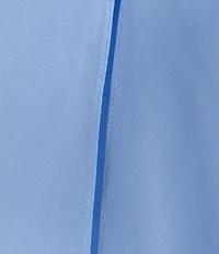 Line and Dot Fond Round Neckline Cape Chiffon Romper