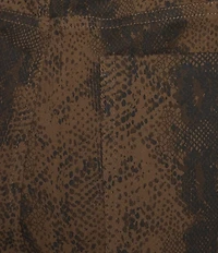 Line and Dot Iggy Snake Print High Rise Wide Leg Coordinating Pants