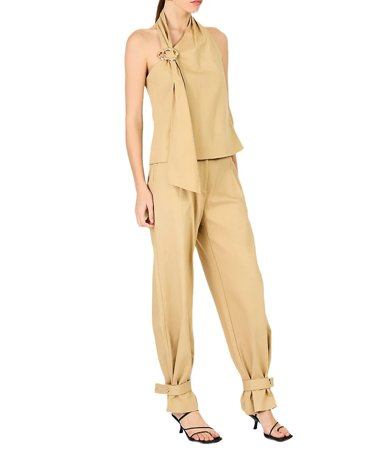 Line and Dot Lelio Halter Neck Sleeveless Coordinating Top