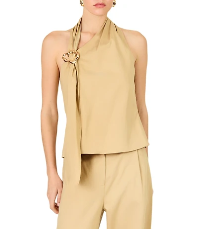 Line and Dot Lelio Halter Neck Sleeveless Coordinating Top