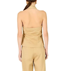 Line and Dot Lelio Halter Neck Sleeveless Coordinating Top