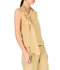 Line and Dot Lelio Halter Neck Sleeveless Coordinating Top