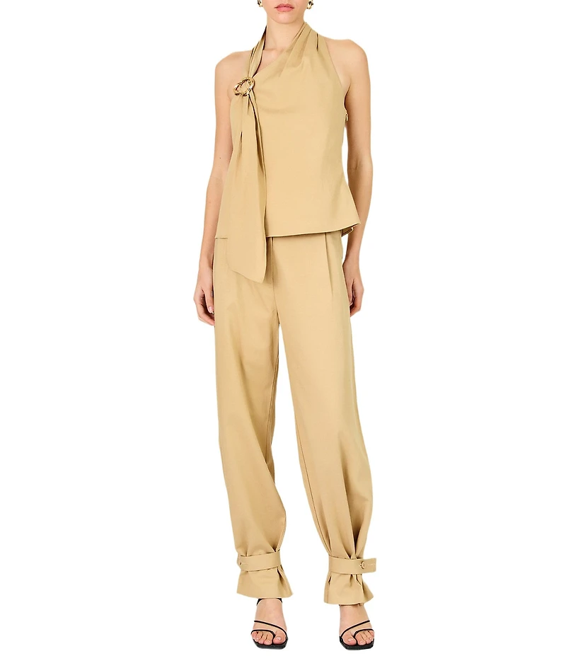 Line and Dot Lelio Halter Neck Sleeveless Coordinating Top