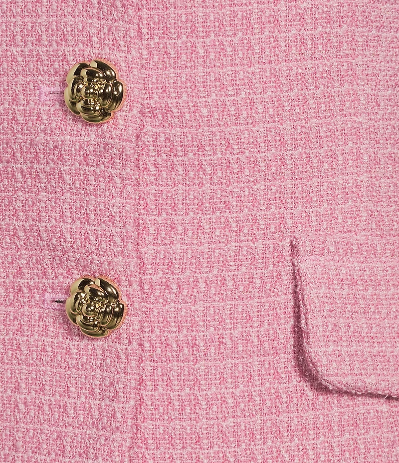 Line and Dot Marlowe Square Neck Sleeveless Tweed Mini Dress