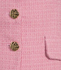 Line and Dot Marlowe Square Neck Sleeveless Tweed Mini Dress