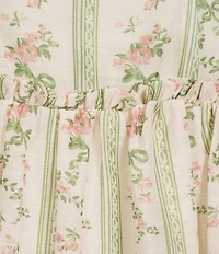 Line and Dot Whitney Floral Print Sweetheart Neckline Sleeveless Drop Waist Maxi Dress