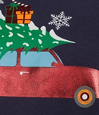 Lisa International Crew Neck Long Sleeve Merry Christmas Sweatshirt