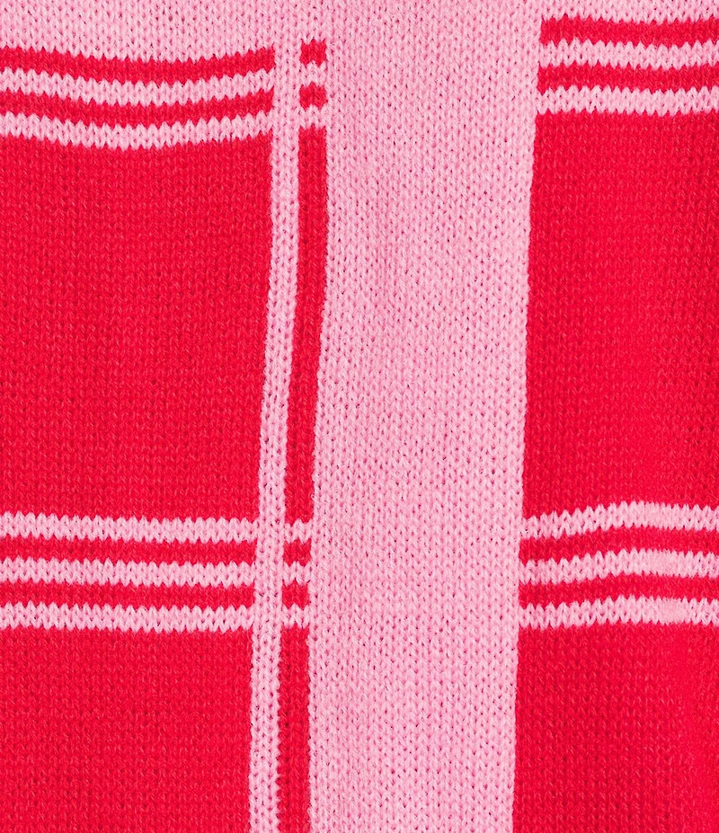 Lisa International Crew Neck Long Sleeve Very Merry Embellished Christmas Sweater