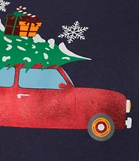 Lisa International Plus Size Crew Neck Long Sleeve Merry Christmas Sweatshirt