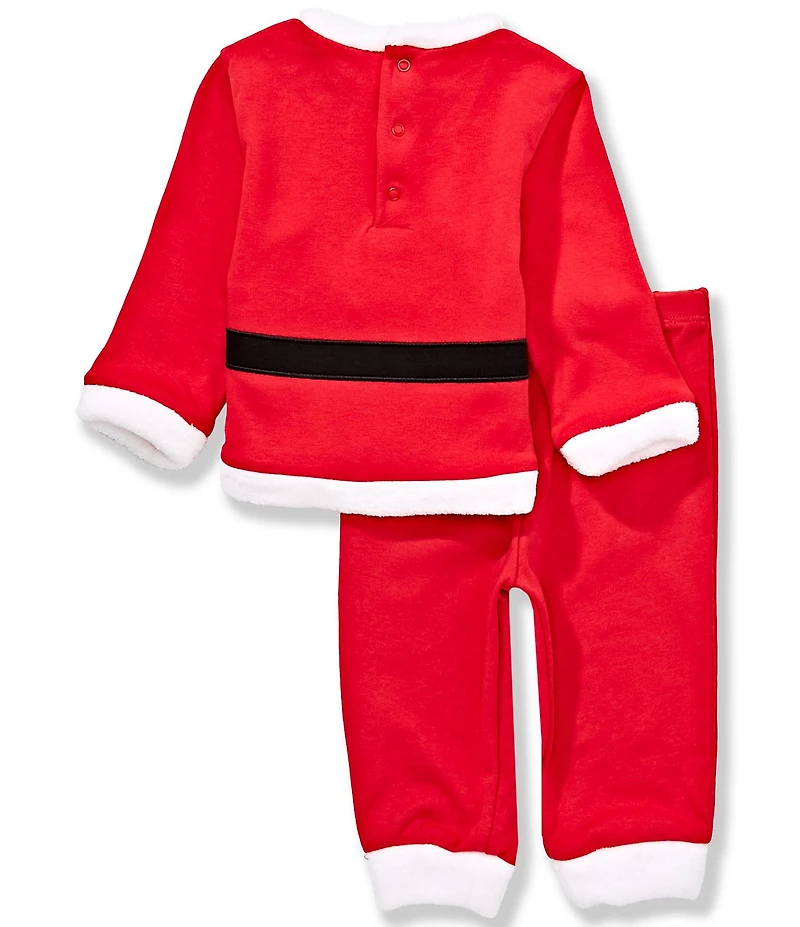 Little Me Baby Boys Long-Sleeve Santa Jacket & Pants Set