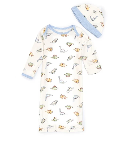 Little Me Baby Boys Dinomite Sleeper Gown & Hat