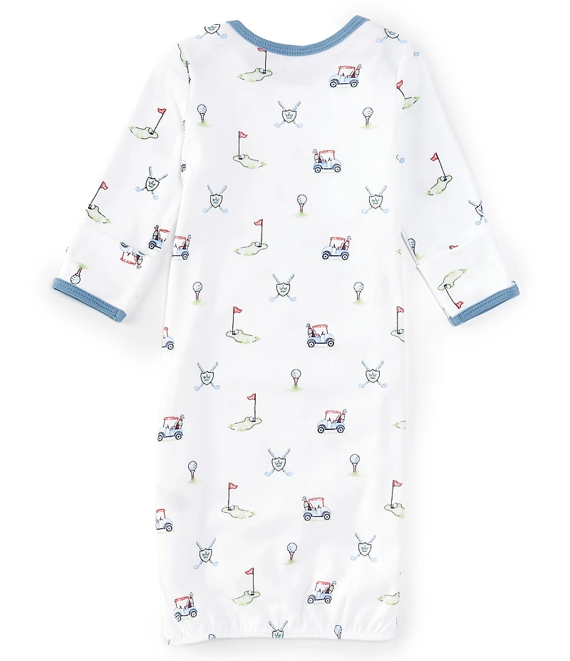 Little Me Baby Boys Newborn-3 Months Long Sleeve Golf Club Sleeper Gown