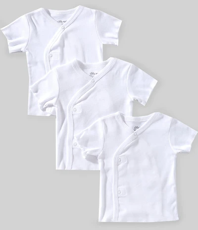 Little Me Baby Cotton Snap Side 3-Pack T-shirts