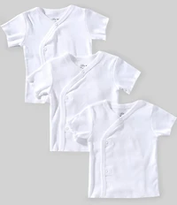 Little Me Baby Cotton Snap Side 3-Pack T-shirts