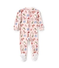 Little Me Baby Girls Long-Sleeve Cowgirl-Printed Bamboo-Blend Footie Coverall