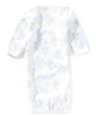 Little Me Baby Girls Long Sleeve Rose-Printed Gown