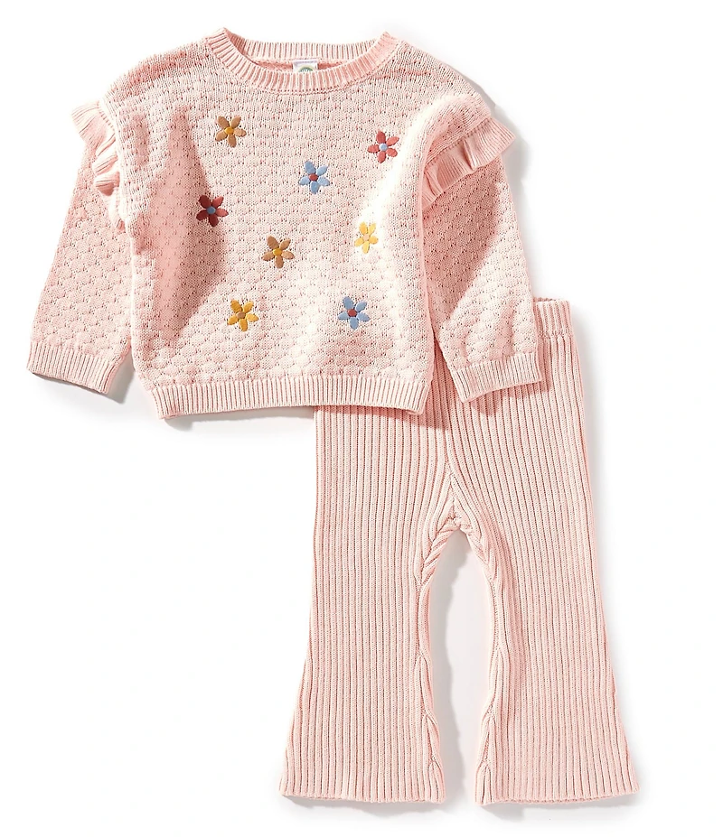 Little Me Baby Girls Pink Sweater Set