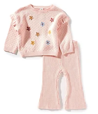 Little Me Baby Girls Pink Sweater Set