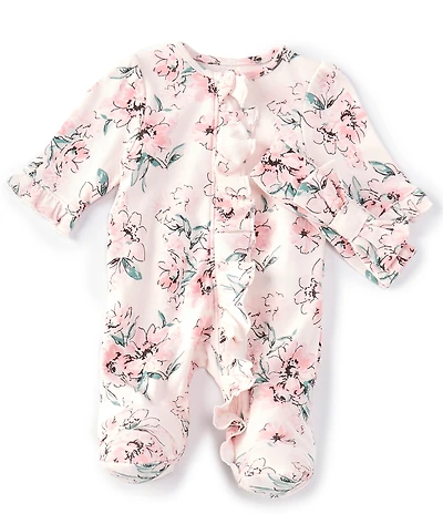 Little Me Baby Girls Long-Sleeve Dream Floral Footie Coverall Set