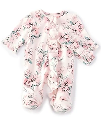 Little Me Baby Girls Long-Sleeve Dream Floral Footie Coverall Set