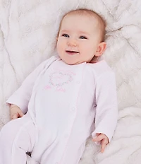 Little Me Baby Girls Thank Heaven for Girls Footie Coverall