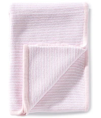 Little Me Baby Girls Textured Receiving Blanket