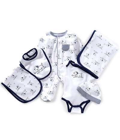 Little Me Baby Puppy Toile Gift Box