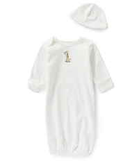 Little Me Giraffe Sleeper Gown and Hat