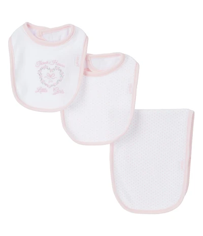 Little Me Thank Heaven for Little Girls/Boys Bib & Burp Cloth 3-Piece Set