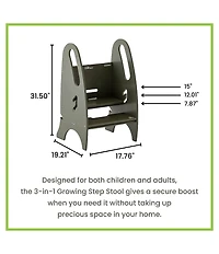 Little Partners 3-in-1 Growing Step Stool