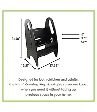 Little Partners 3-in-1 Growing Step Stool