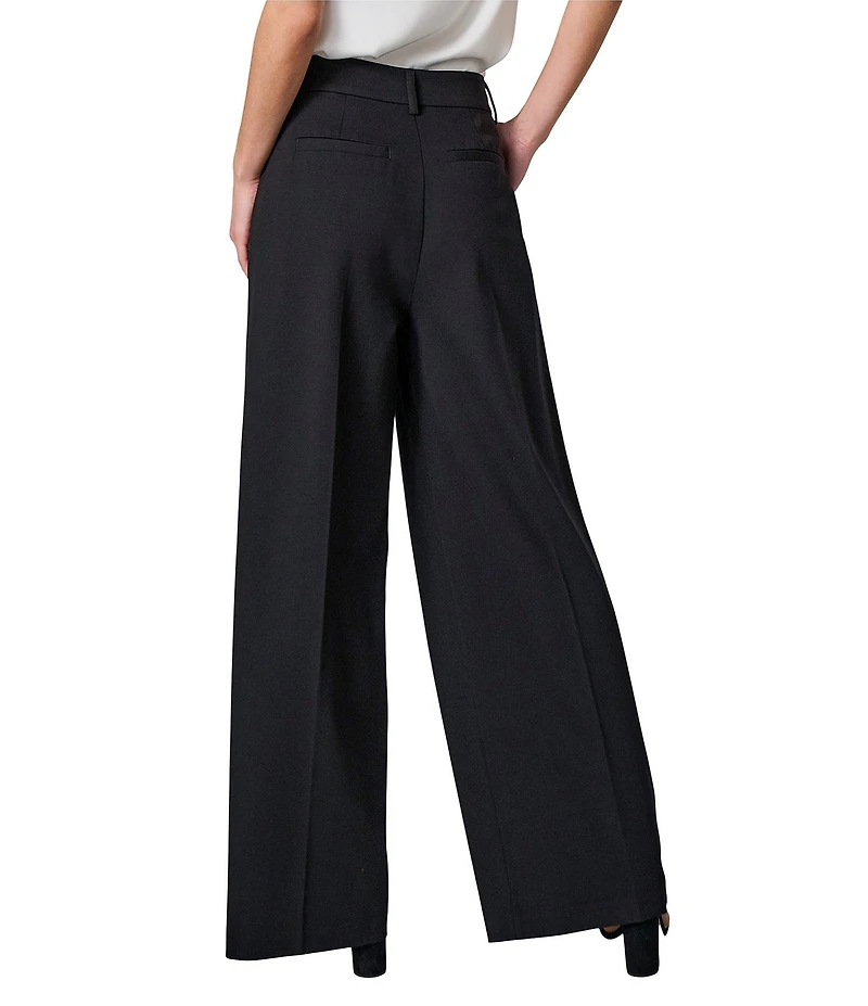 Liverpool Los Angeles Brooke Knit Ponte High Rise Wide Leg Pleated Pant